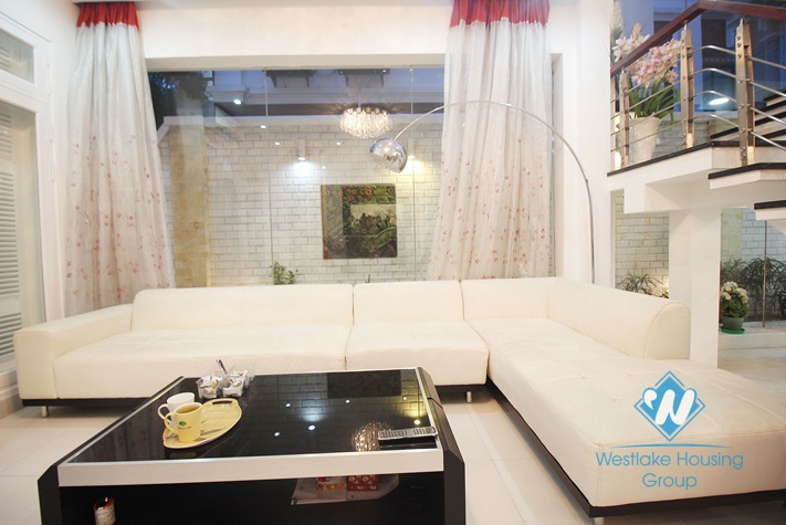 Beautiful fully furnished villa for rent in T block, Ciputra, Tay Ho, Hanoi 